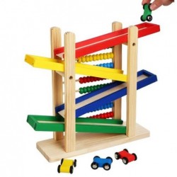 Children's wooden toy 2 in 1 "Automatic track