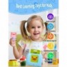 Cartes Flash parlantes Jouets d'apprentissage, LIONVISON Jouets sensoriels pour enfants autistes avec 224 mots