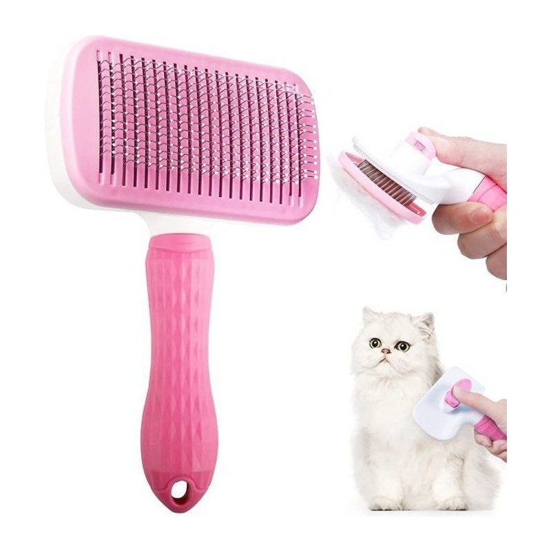 Grooming brush for cat and dog