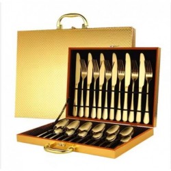 24-piece stainless steel cutlery