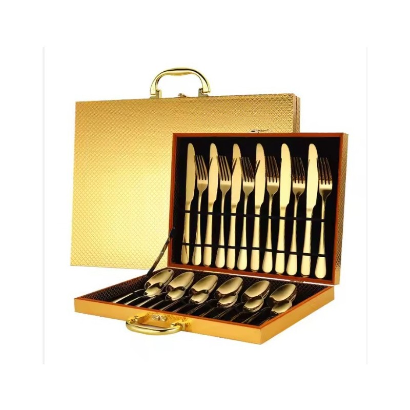 24-piece stainless steel cutlery