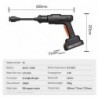 Portable Cordless Electric Water Spray Gun High Pressure Car Washer Cleaner Tool