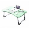 Laptop Bed Table Folding Lapdesk Bed Desk with Ipad Slot Foldable PC Surport