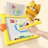 Children's magnetic steel ball drawing board, writing board, large chess