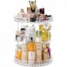 360 Degree Rotating Adjustable Multifunction Acrylic Makeup Organizer