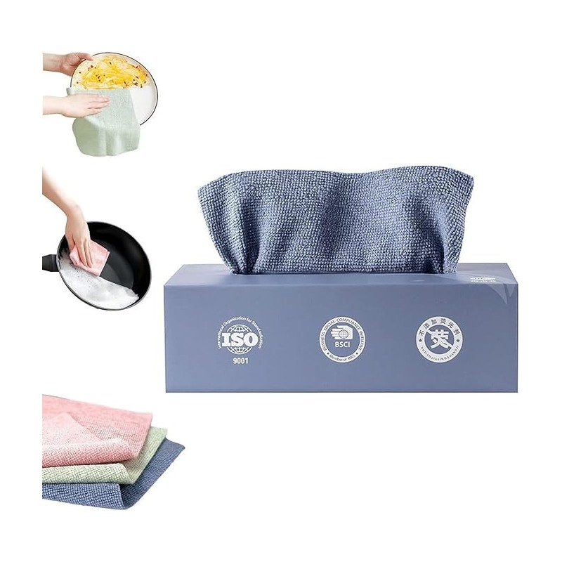 Multi-purpose 20pcs/box, Useful Cleaning Wipe, Dish Cloth, Soft Texture, Cleaning Towel.