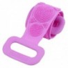 Brosse de bain en gel de silicone, bande de massage du dos