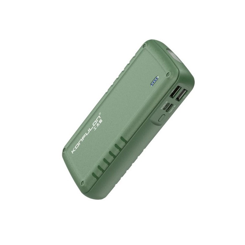 KONFULON Portable 12V démarreur de saut de voiture 9600mAh batterie externe pompe à Air gonfleur de pneu