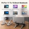 Aluminum laptop, tablet and phone stand, foldable