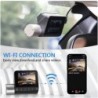 Nouveau V50 enregistreur vidéo Dash Cam 4K G capteur Wifi Dash caméra double objectif DashCam voiture DVR 24H