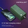 KONFULON batterie externe 50000 mAh avec grande lumière 3 sortie USB type-c et Micro