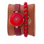 Women's leather watch, Agate Bracelet