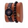 Women's leather watch, Agate Bracelet