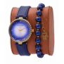 Women's leather watch, Agate Bracelet