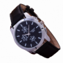 Montre pour hommes, Veste de cuir