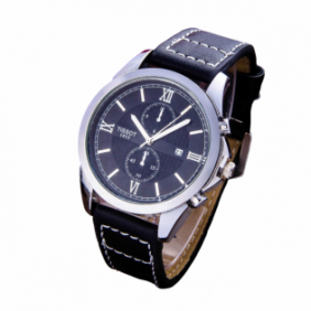 ck and Tissot brand men's watch with month counter