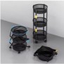 Rolling Storage Cart, Multipurpose 3 Tier Organizer