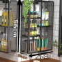 Wall-mounted corner kitchen shelf household seasoning rack