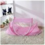 1 Set Portable Baby Travel Bed with Mosquito Net Foldable Mattress Pillow Newborn