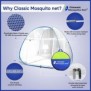 anti-mosquito for one place, foldable mosquito net tent baby adult-