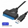 Câble adaptateur de type C/USB 3.0 vers SATA III, pour disque dur 2,5 pouces, HDD, SSD