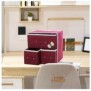 Foldable Non-Woven Fabric Storage Boxes with Label Holders