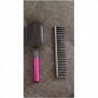 SSDMJ. Fit for Dyson Comb Wide Tooth Air Detangling Hairdresser Rake Hairdressing Massage Brush Set 2 Pieces