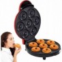 Electric Donut Maker, Double-Sided Non-Stick Heated Donut Maker Makes 7 Donuts