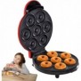 Electric Donut Maker, Double-Sided Non-Stick Heated Donut Maker Makes 7 Donuts