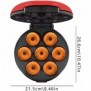 Electric Donut Maker, Double-Sided Non-Stick Heated Donut Maker Makes 7 Donuts