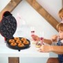 Electric Donut Maker, Double-Sided Non-Stick Heated Donut Maker Makes 7 Donuts