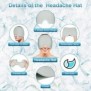 O Chapeau Migraine, 180° Bonnet Migraine Relief Cap En Gel, Réutilisable Masque Migraine Et Céphalées