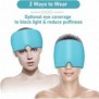 O Chapeau Migraine, 180° Bonnet Migraine Relief Cap En Gel, Réutilisable Masque Migraine Et Céphalées