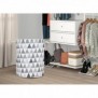 Round Foldable Laundry Basket Cotton Linen Waterproof Storage Basket with Handles Used for Home